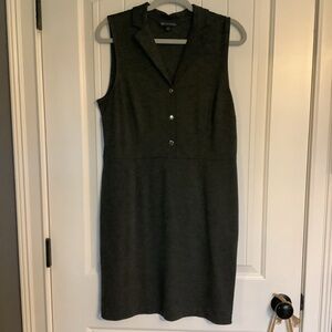 Brooks Brothers Charcoal Sleeveless Dress